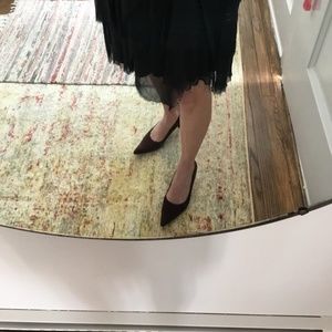9 WEST 1.5 INCH HEELS PUMPS WITH EXTREME POINTINESS